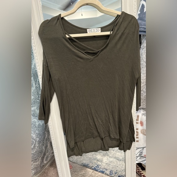 Green women blouses - Picture 2 of 2